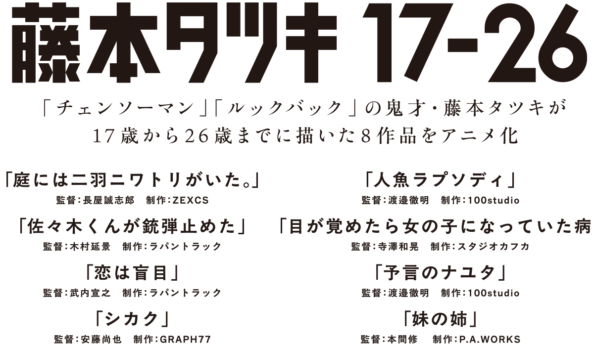 藤本タツキ 17-26「シカク」